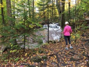 Randonneuse au Mont Tremblant (crédit photo Lhom)