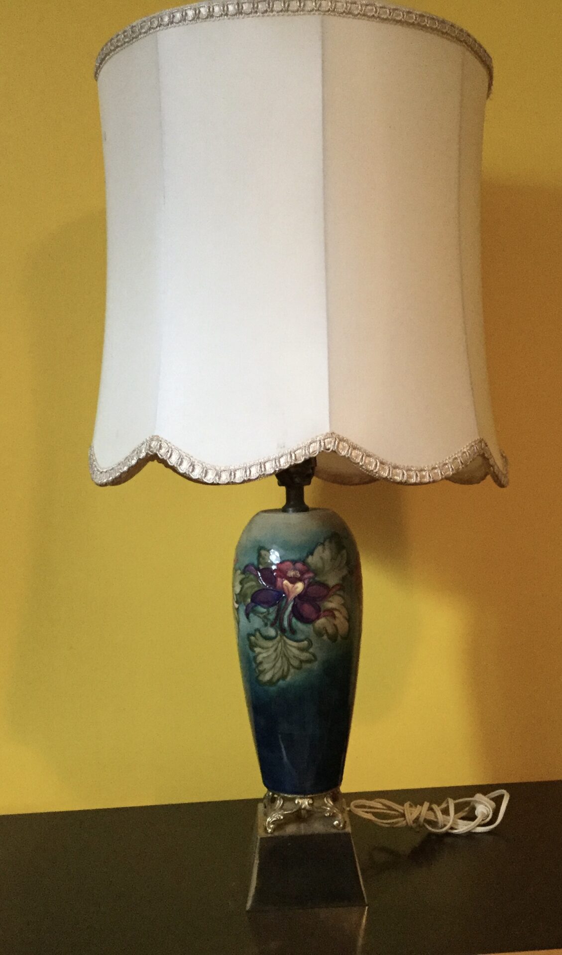 Moorcroft lamp 1950