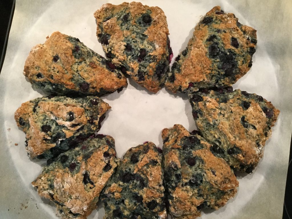 scone sortant du four