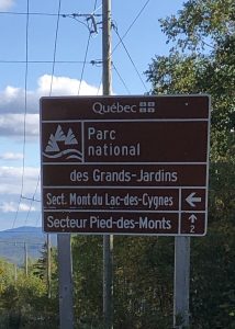 Rendus au Mont du Lac-des-Cygnes!