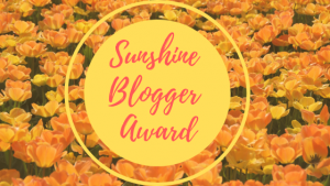 Sunshine Blogger Award (capture écran Phrenssynnes)