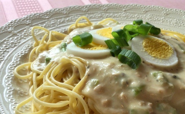 spaghetti au saumon facile (crédit photo Phrenssynnes)