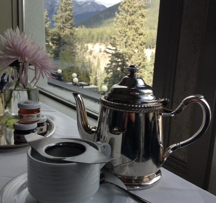 Thé à l'hôtel Banff Spring (crédit photo Juny)