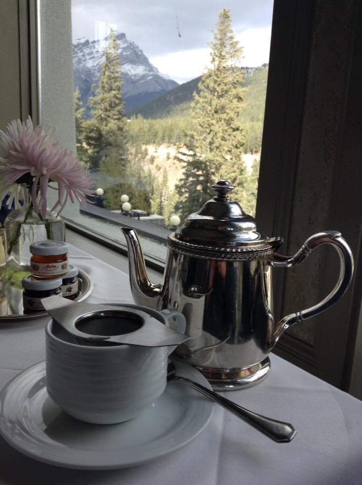 Thé à l'hôtel Banff Spring (crédit photo Juny)