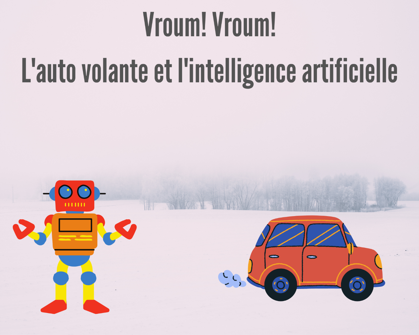 Auto et Intelligence artificielle (Création de Phrenssynnes sur Canva)