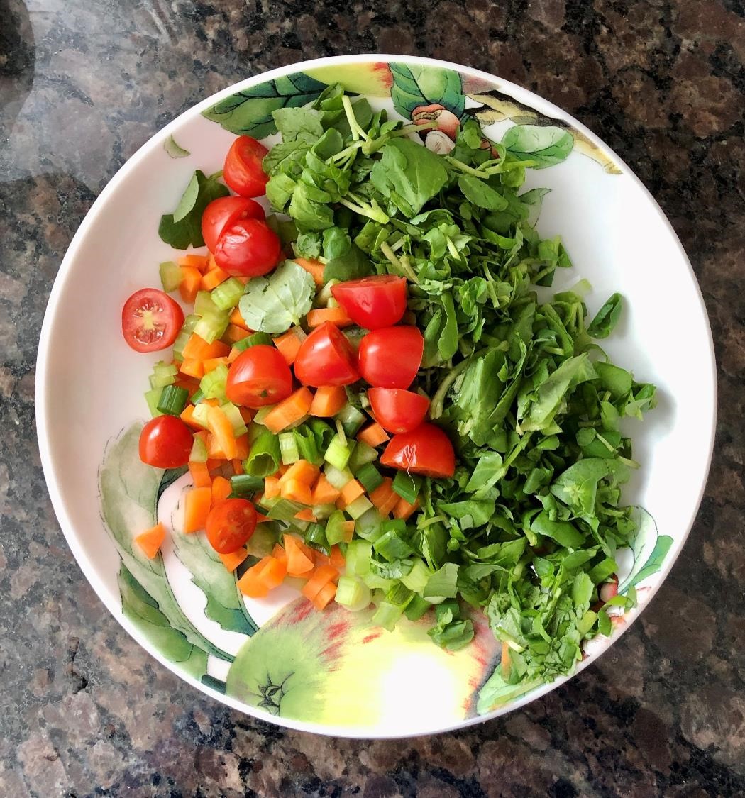 Légumes pour soupe truite et cresson (crédit photo Phrenssynnes)