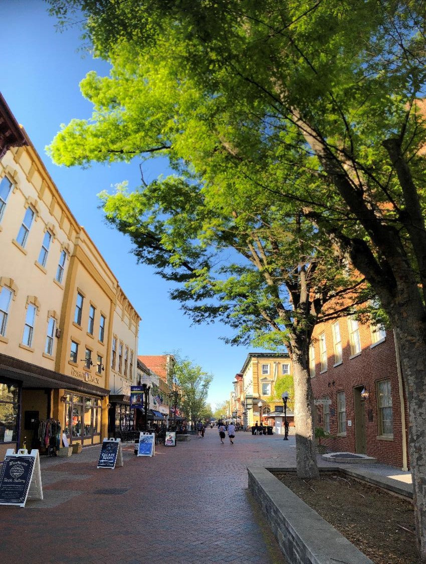 Centre-ville Winchester, Virginie (crédit photo Phrenssynnes)