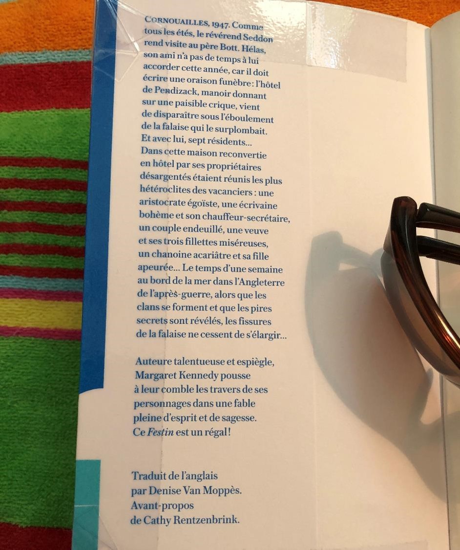 Quatrième de couverture  du livre Le Festin (crédit photo Phrenssynnes)