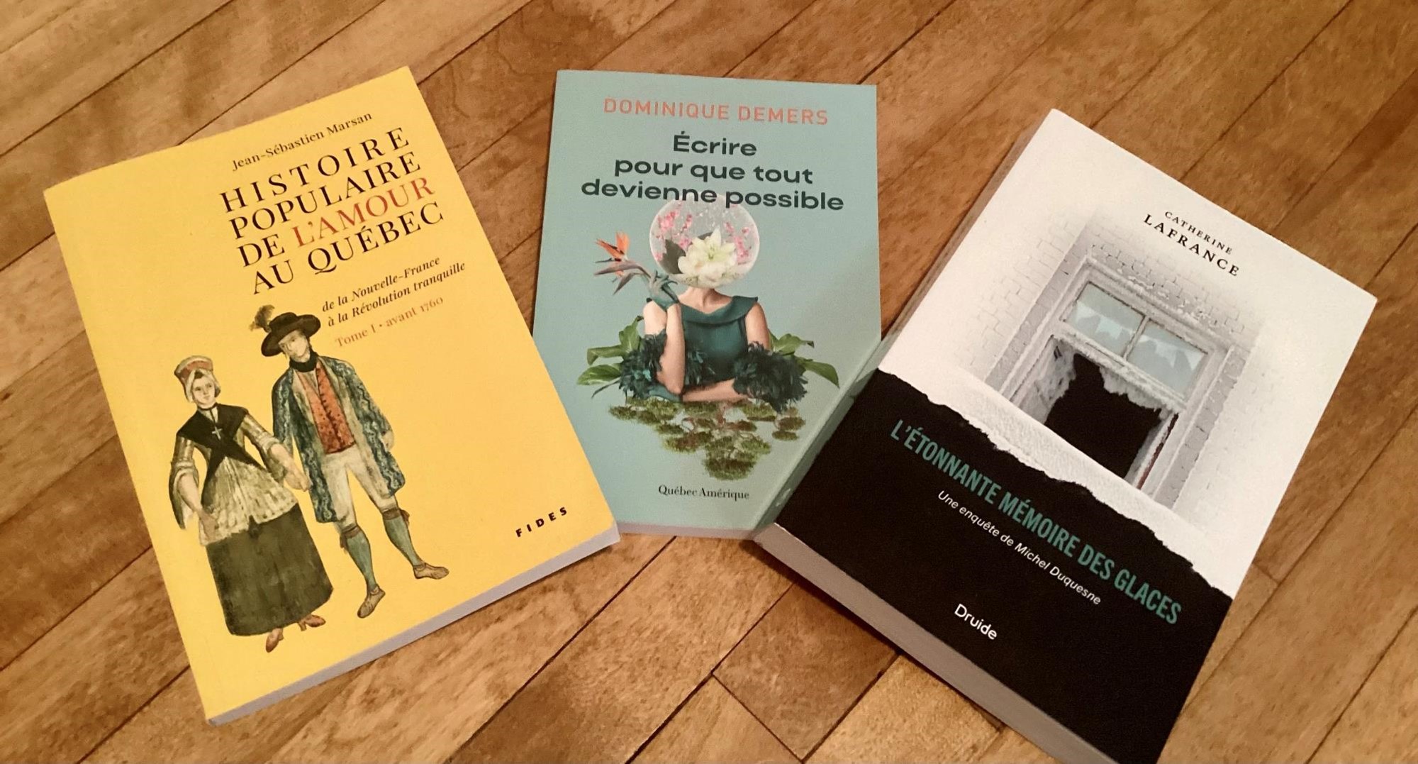 3 livres québécois (crédit photo Phrenssynnes)