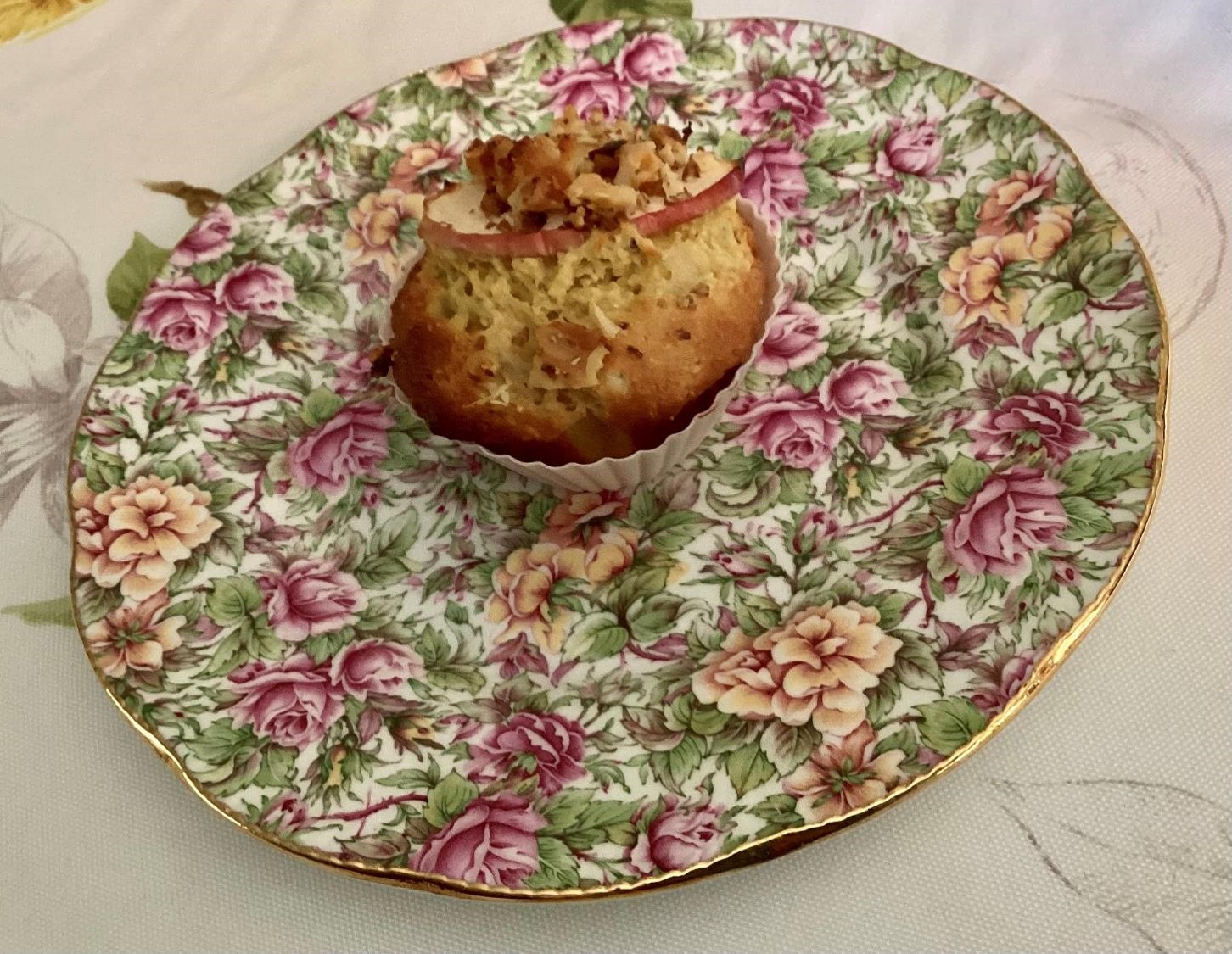 Muffins à la farine de pois jaune et pommes (crédit photo Phrenssynnes)