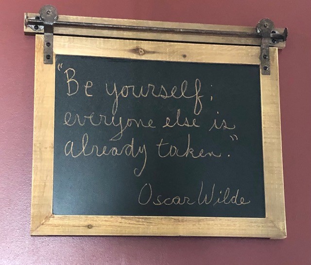 Citation d'Oscar Wilde (crédit photo Phrenssynnes)