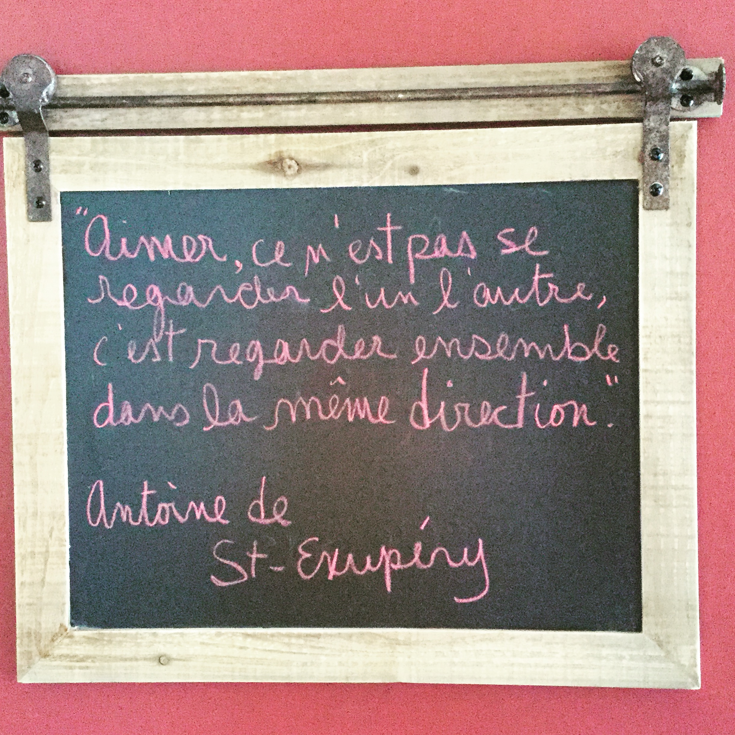 Citation de St-Exupéry (crédit photo Phrenssynnes)