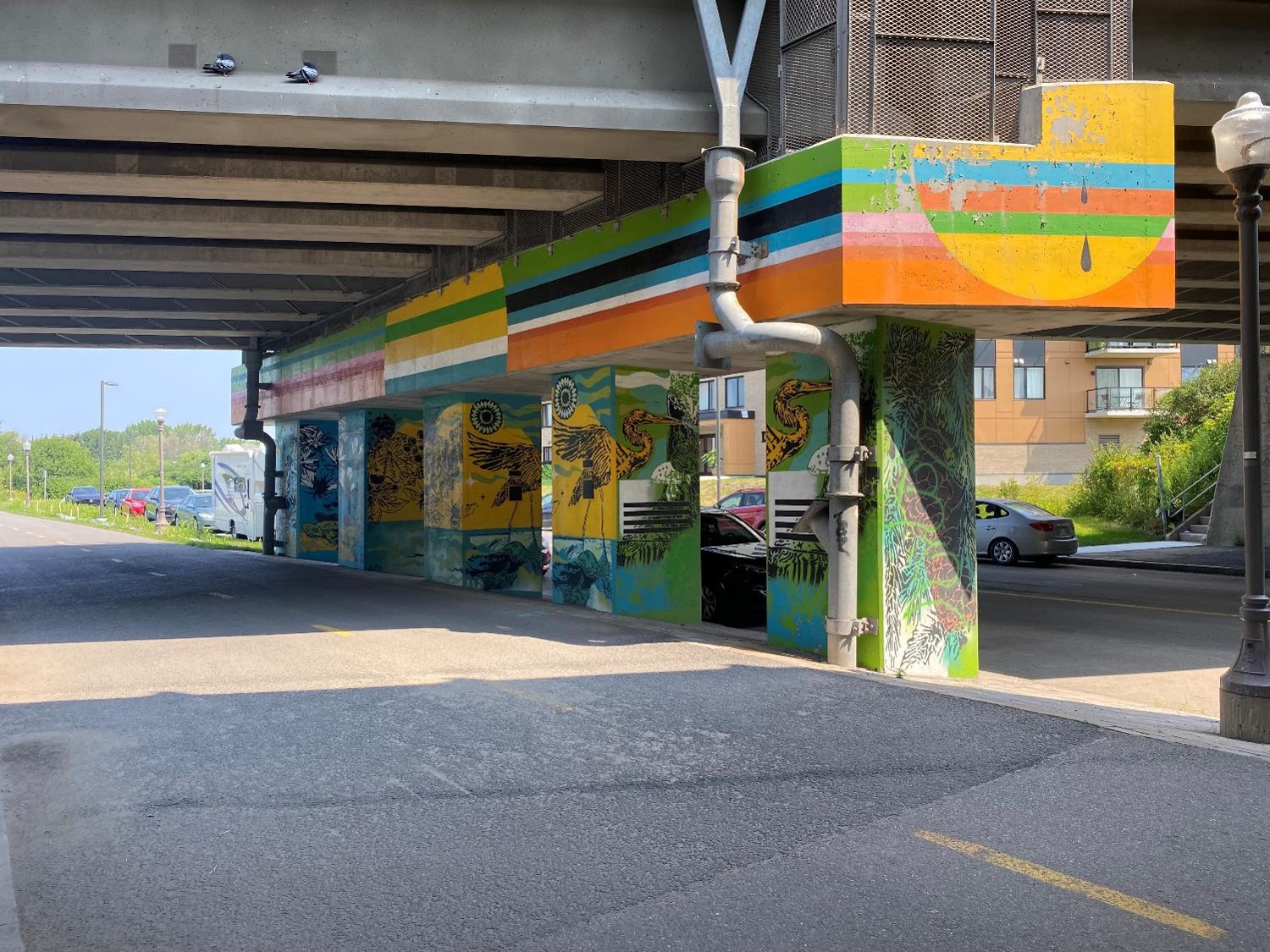 Des viaducs multicolores (crédit photo Phrenssynnes)
