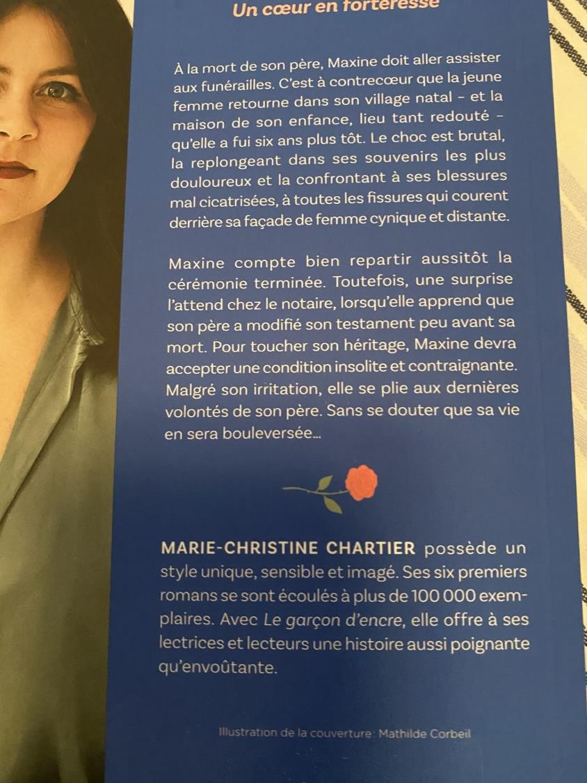 Quatrième de couverture   Le garçon d'encre (crédit photo Phrenssynnes)