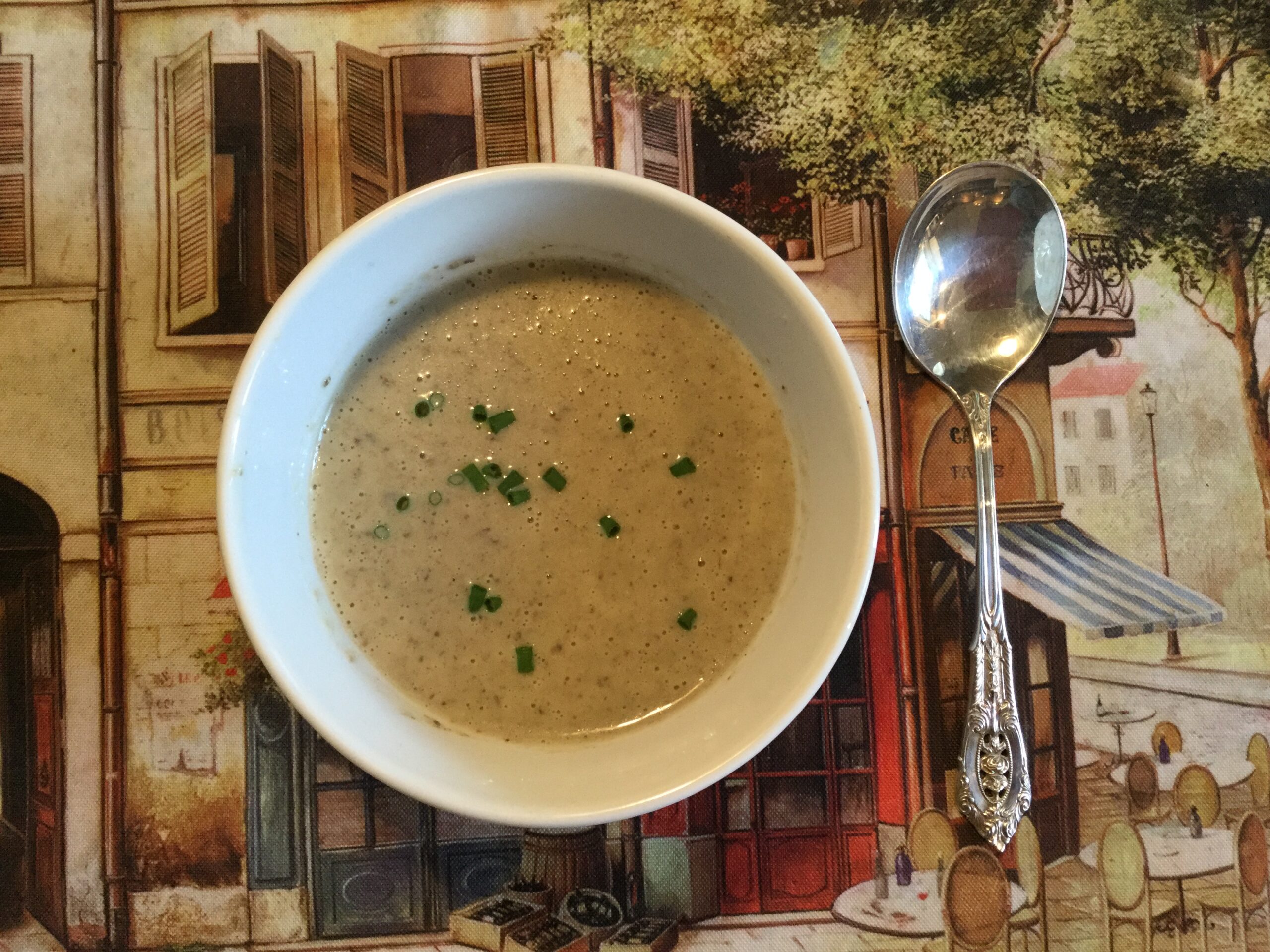 Cream of mushroom soup (credit photo Phrenssynnes)