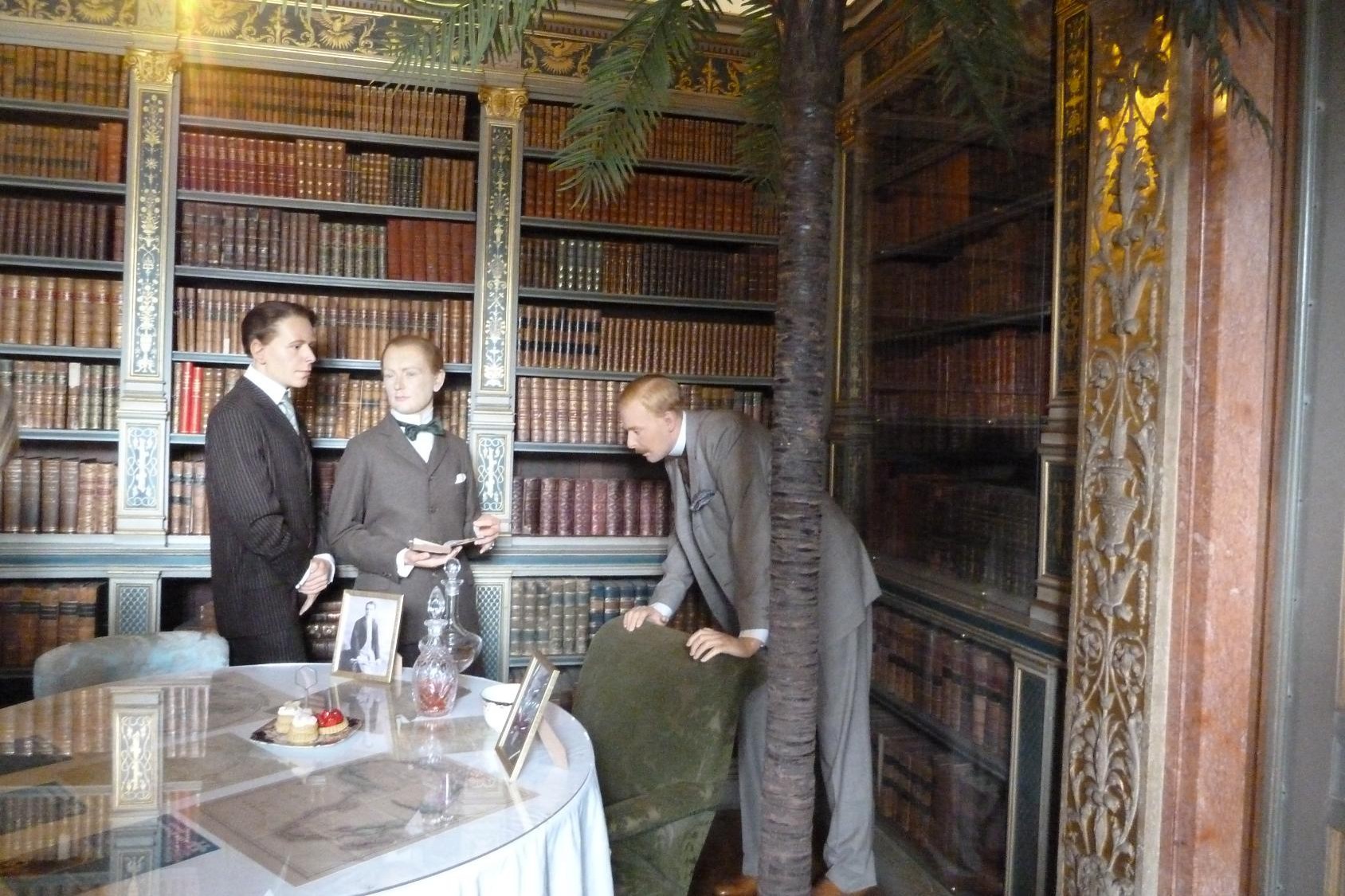 Bibliothèque du château de Warwick au nord de Londres ( crédit photo Lhom)